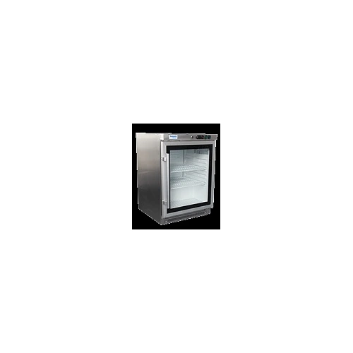 EXQUISITE UNDERBENCH SINGLE GLASS DOOR FRIDGE 140LTR