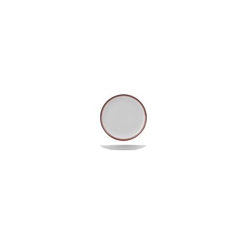 RAK NANO CRU COUPE PLATE 210mm WITH DOUBLE PRINTED LINE RED