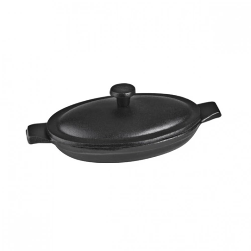 MINI OVAL CASSEROLE- 120 x 180mm, CAST IRON