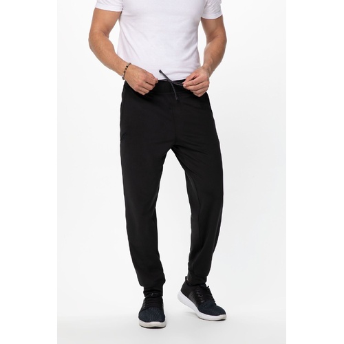 CHEF WORKS BLACK JOGGER 2.0 PANTS XS