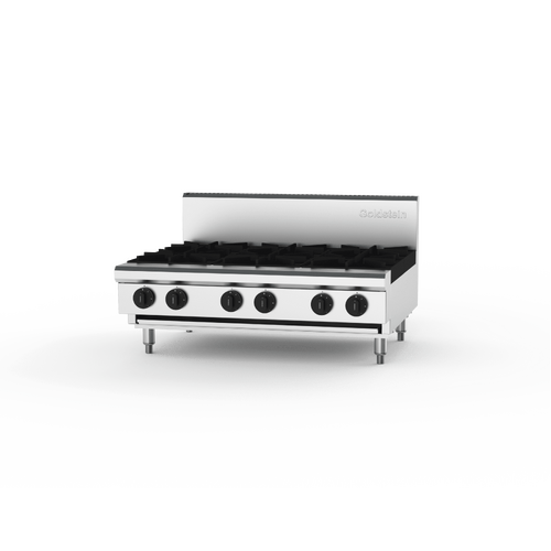 GOLDSTEIN 6 BURNER GAS BOILING TOP W/ FLAME FAILURE