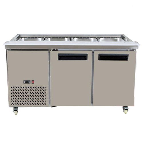 THERMASTER S/ST 2 DOOR PREPARATION FRIDGE 