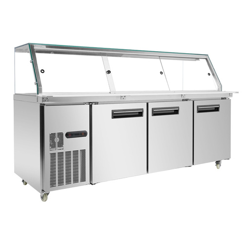 THERMATECH THREE DOOR PREPARATION UNIT WITH CANOPY