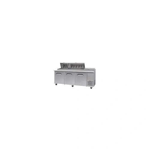 BROMIC 3 DOOR FOOD PREP COUNTER 873 LTR - 12 PANS