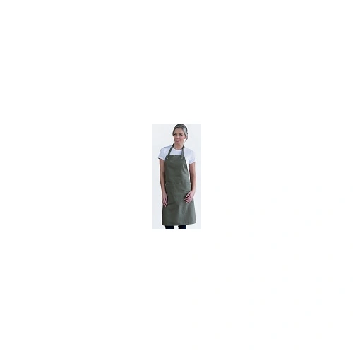 PRO CHEF CANTINE BIB APRON 70cm x 86cm OLIVE