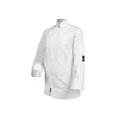 PRO CHEF TRADITONAL JACKET L/S  WHITE XS