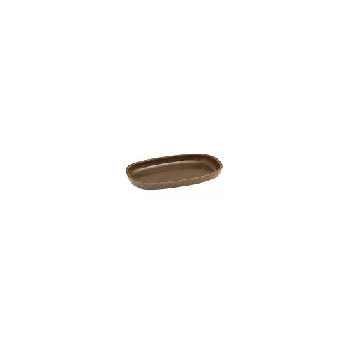RAKSTONE EASE DEEP OVAL PLATE 280mm RUST  