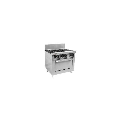 TRUEHEAT 6 BURNER GAS OVEN RANGE