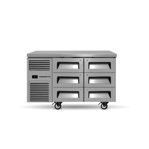 SKOPE REFLEX 2 DOOR 1/1 GN UNDERBENCH FRIDGE