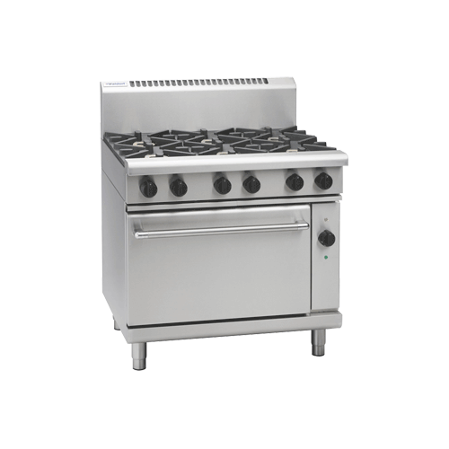 WALDORF GAS 6 BURNER ELECTRIC CONVECTION OVEN RANGE