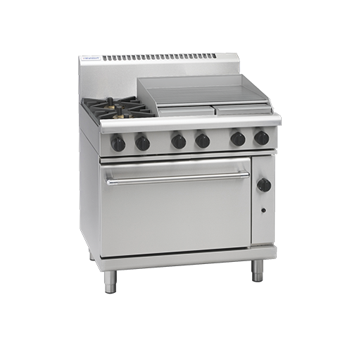 WALDORF GAS RANGE STATIC OVEN 2 BURNER 2/1 GN