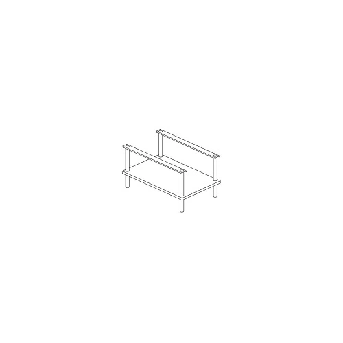 GOLDSTEIN S/ST STAND WITH SHELF FOR RBA24
