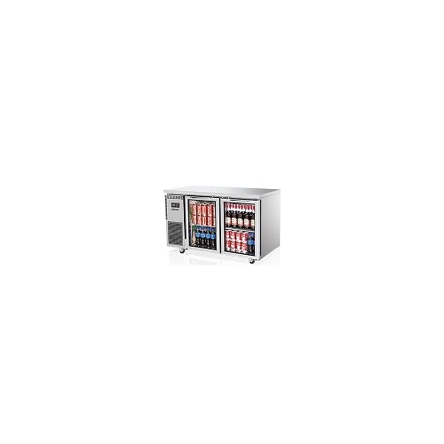 SKIPIO UNDERCOUNTER 2 GLASS DOOR FRIDGE 309 LITRE