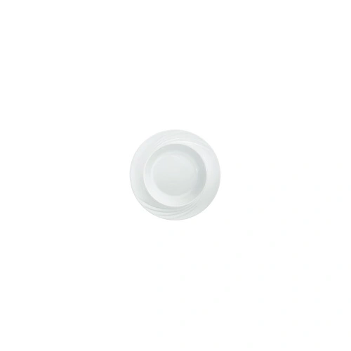 DONNA SENIOR PLATE DEEP W/RIM 23cm WHITE