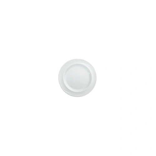 DONNA SENIOR PLATE FLAT W/RIM 24cm WHITE