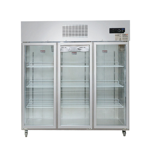 THERMASTER TRIPLE GLASS DOOR UPRIGHT FRIDGE 1500LTR