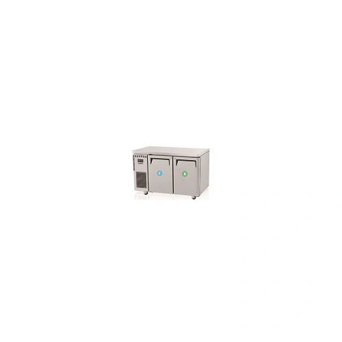 SKIPIO UNDERCOUNTER 2 SOLID DOOR FRIDGE FREEZER