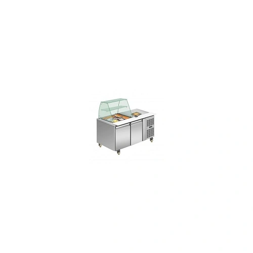 REFRIGERATED SALAD BAR DISPLAY, TWO DOOR, 313 LITRE