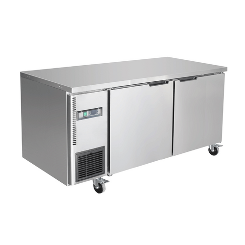 THERMASTER S/ST 2 DOOR WORKBENCH FREEZER