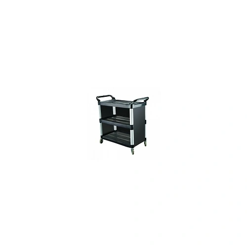 CATER-RAX UTILITY TROLLEY 3 TIER BLACK