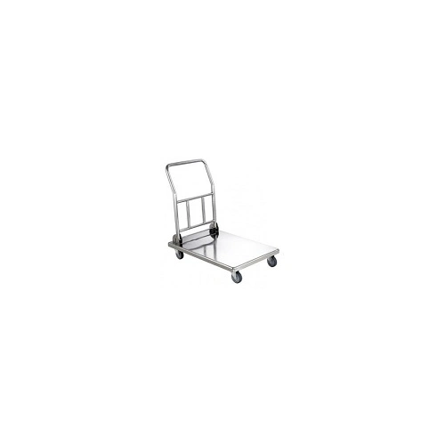 ANVIL S/ST PLATFORM TROLLEY W/FOLD DOWN HANDLE