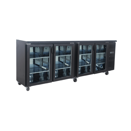 EXQUISITE FOUR DOOR BACK BAR DISPLAY FRIDGE, 750 LTR
