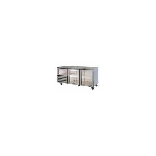ANVIL 2½ GLASS DOOR BACK BAR REFRIGERATOR 535Ltr