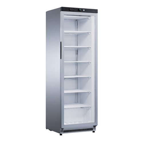 FED ONE DOOR UPRIGHT GLASS DOOR FREEZER 340 LTR
