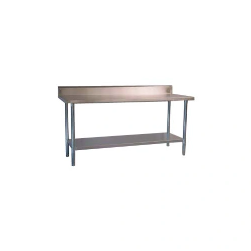 FULL S/ST BENCH  W/SPLASHBK FLATPACK 1800mmW
