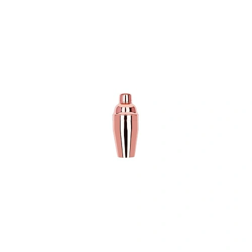 ZANZI CLASSIC CLUB COCKTAIL SHAKER 3PC ROSE GOLD