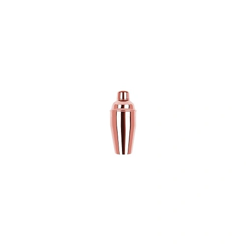 ZANZI CLASSIC CLUB COCKTAIL SHAKER 3PC ROSE GOLD