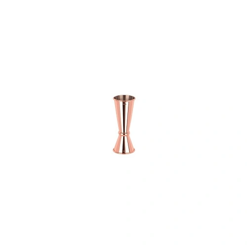 ZANZI TOKYO JIGGER W/ CURLED EDGE ROSE GOLD 15/30ml