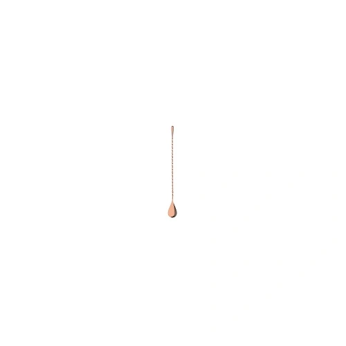 ZANZI TEAR DROP BAR SPOON ROSE GOLD 300mm x 29mm