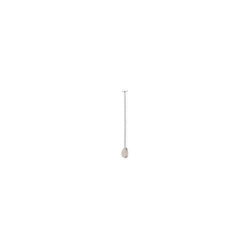 ZANZI TAIL DISK BAR SPOON W/ MUDDLER S/ST